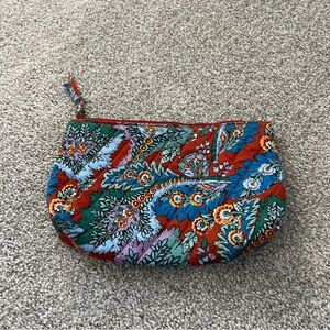 Vera Bradley Flowers + Feathers Pouch